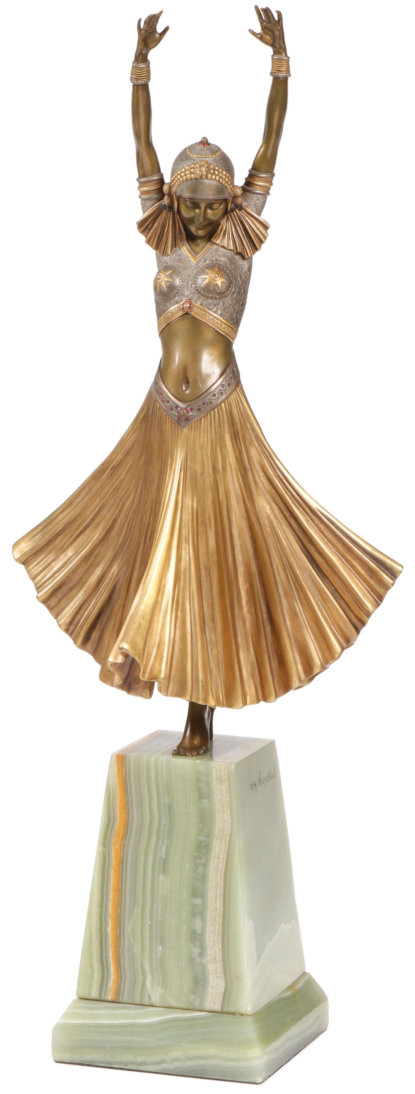 SUPERB ORIGINAL CHIPARUS BRONZE C.1925 (1 of 5)