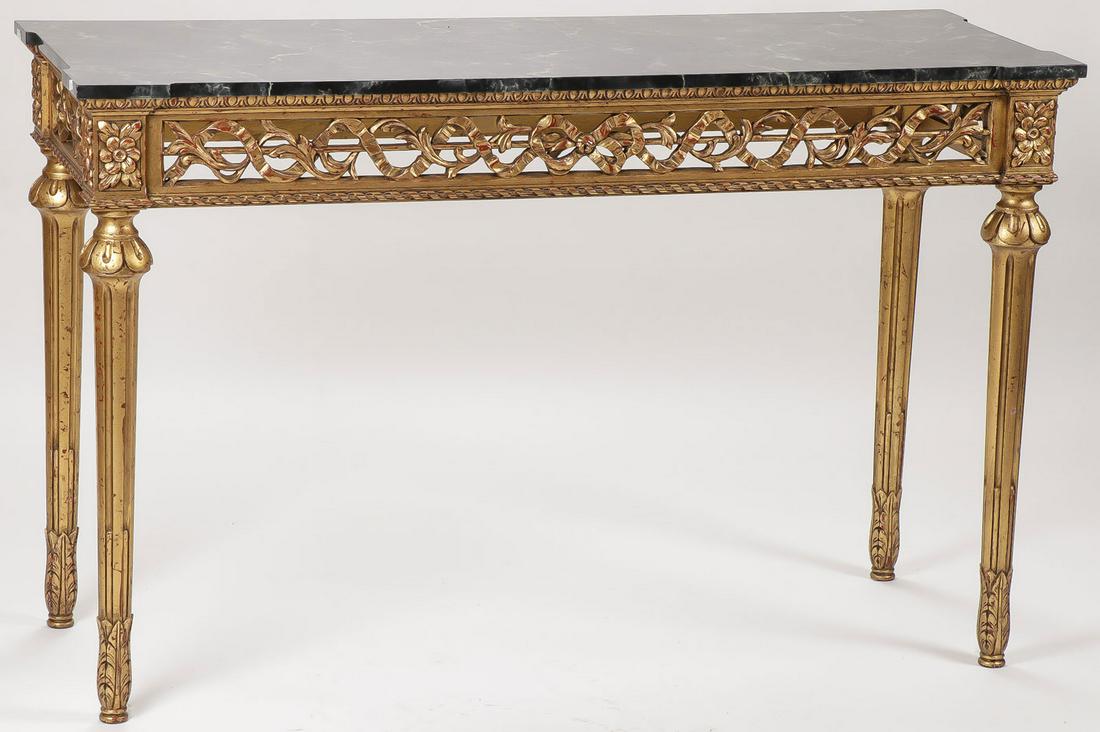 JOHN WIDDICOMB CONSOLE TABLE (1 of 2)