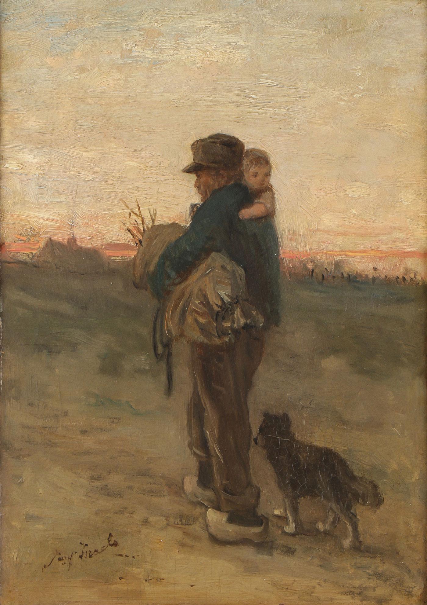 FRESH TO MARKET JOSEF ISRAELS PAINTING (1 of 6)