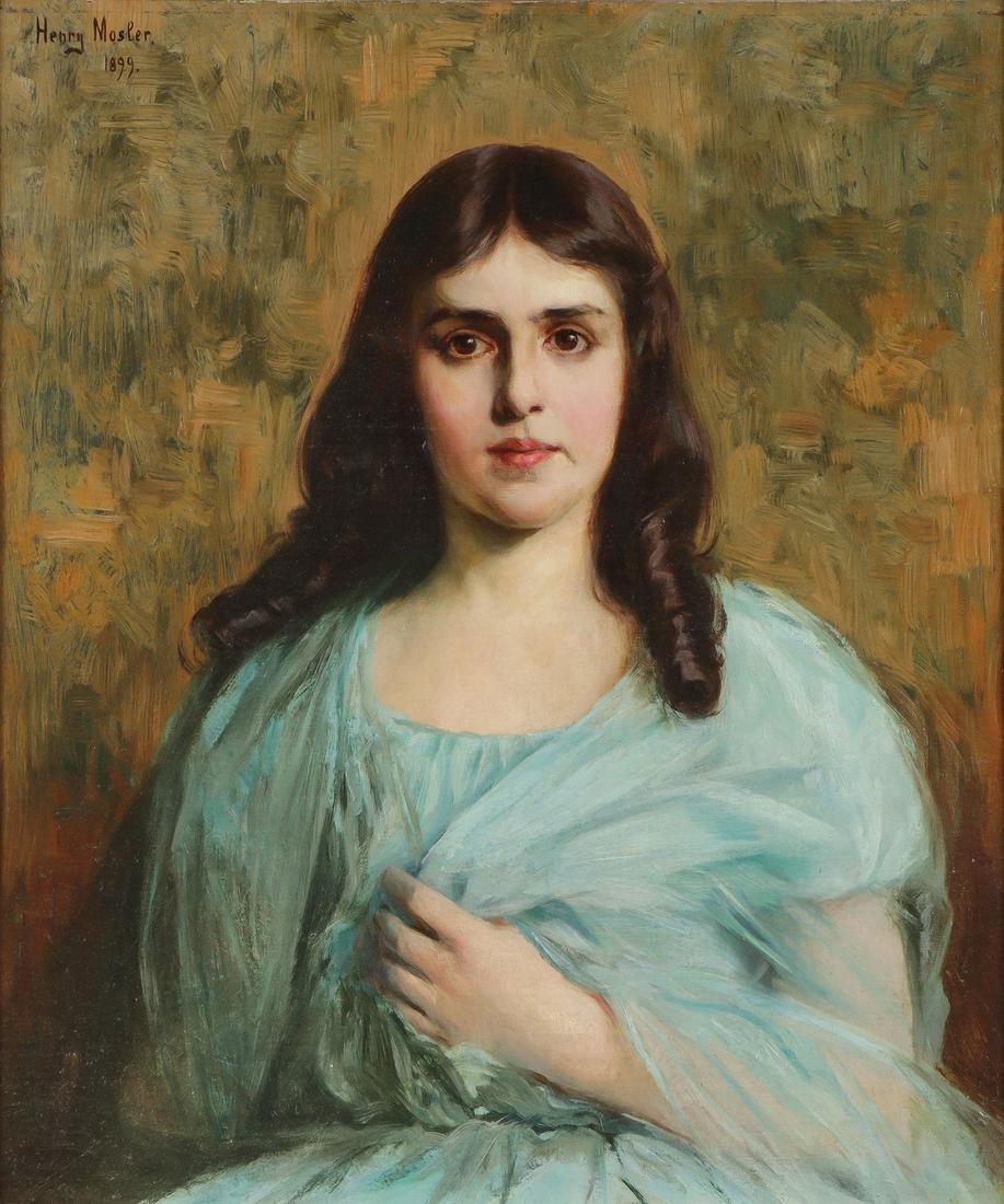 GILDED AGE PORTRAIT SIGNED & DATED 1899 (1 of 3)