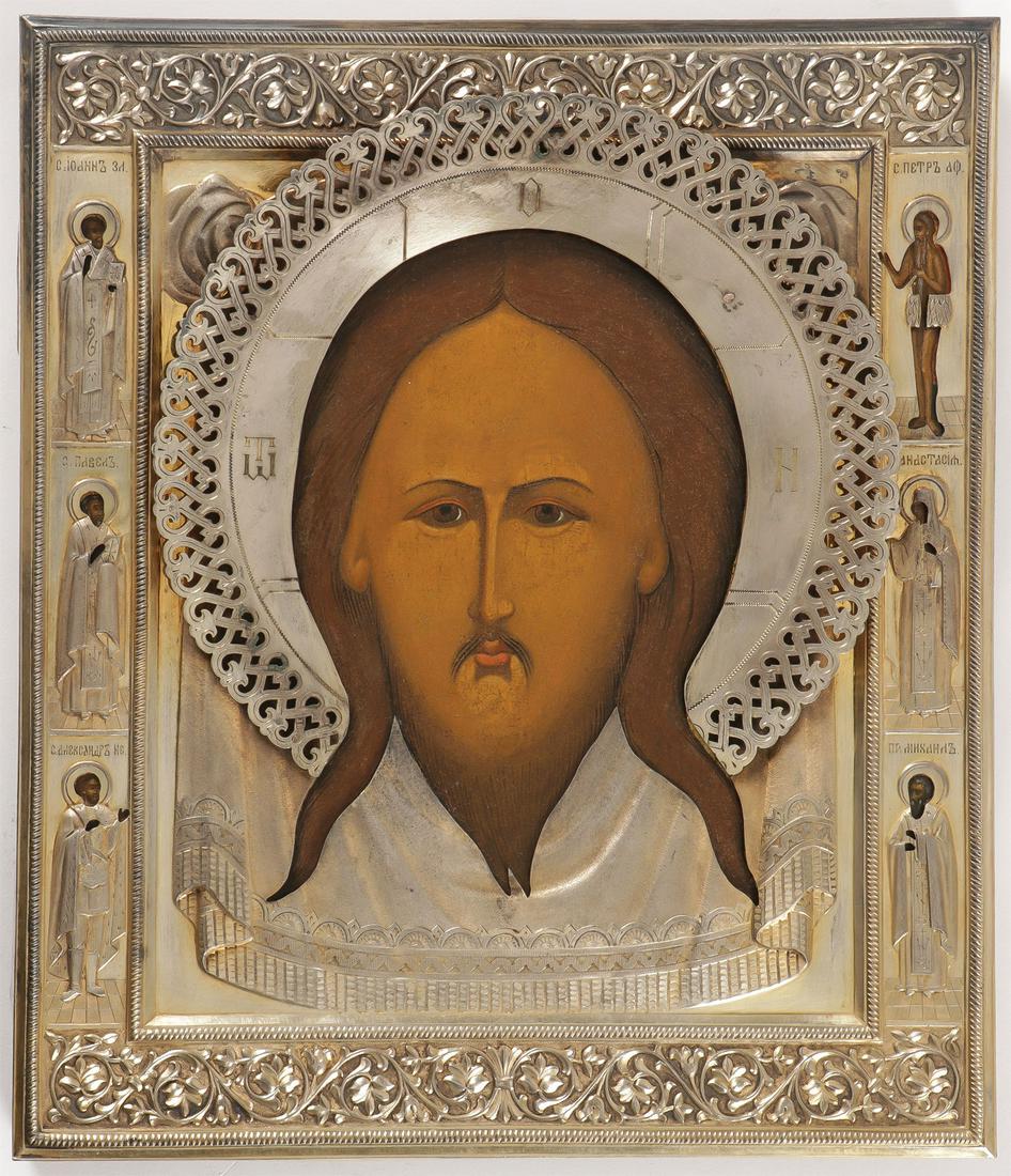 FINE RUSSIAN ICON SAVIOR OF THE WET BEARD (1 of 4)