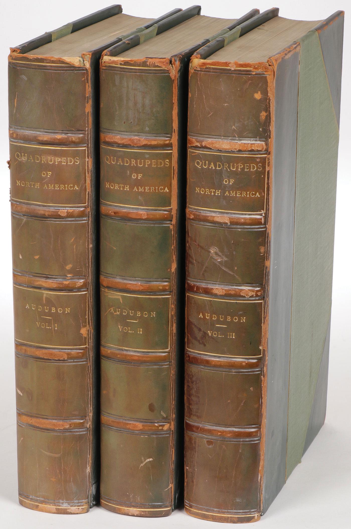 1ST EDITION AUDUBON'S QUADRUPEDS OF NORTH AMERICA (1 of 5)