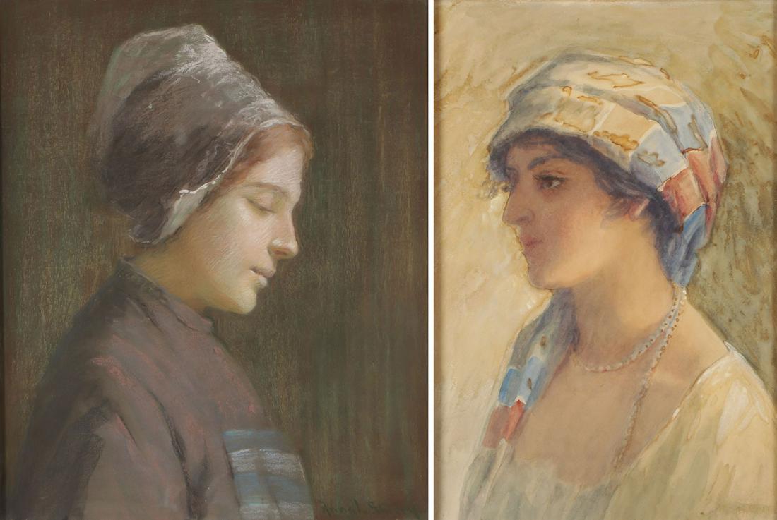 A PAIR OF ATTRACTIVE 19TH CENTURY PORTRAITS (1 of 6)