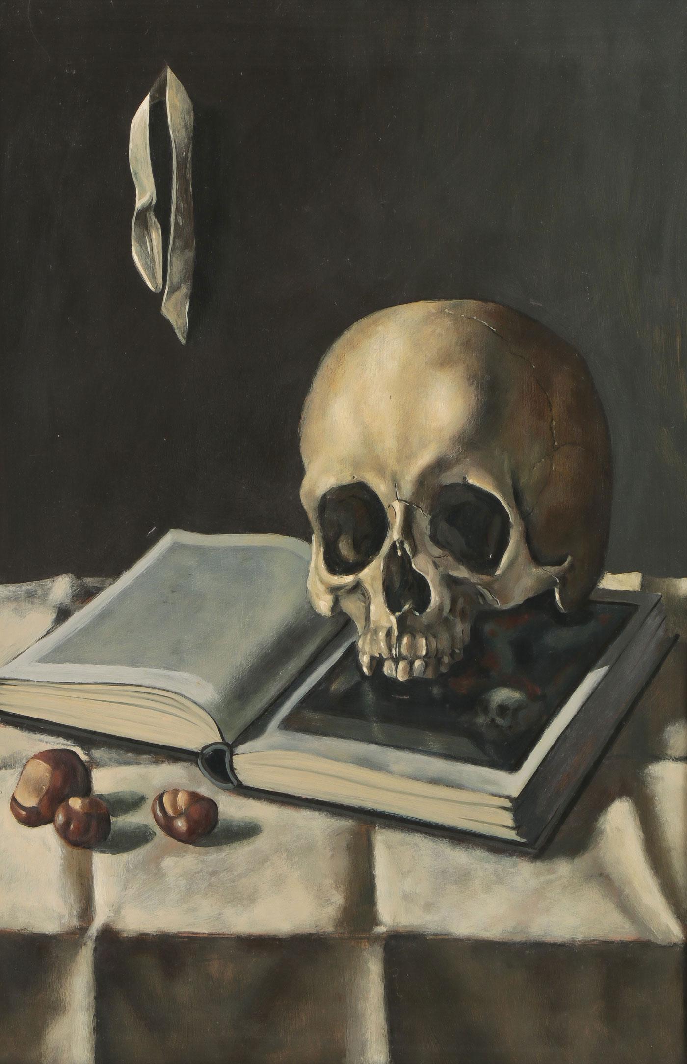 A FINE MOMENTO MORI PAINTING (1 of 3)