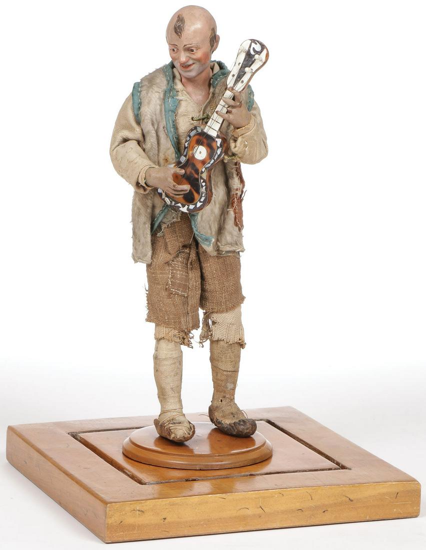 A NEAPOLITAN CRECHE FIGURE 18TH C (1 of 3)