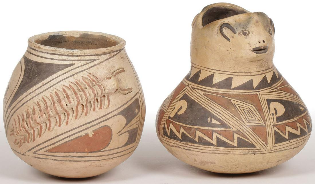 CASA GRANDE STYLE EFFIGY JARS (1 of 2)