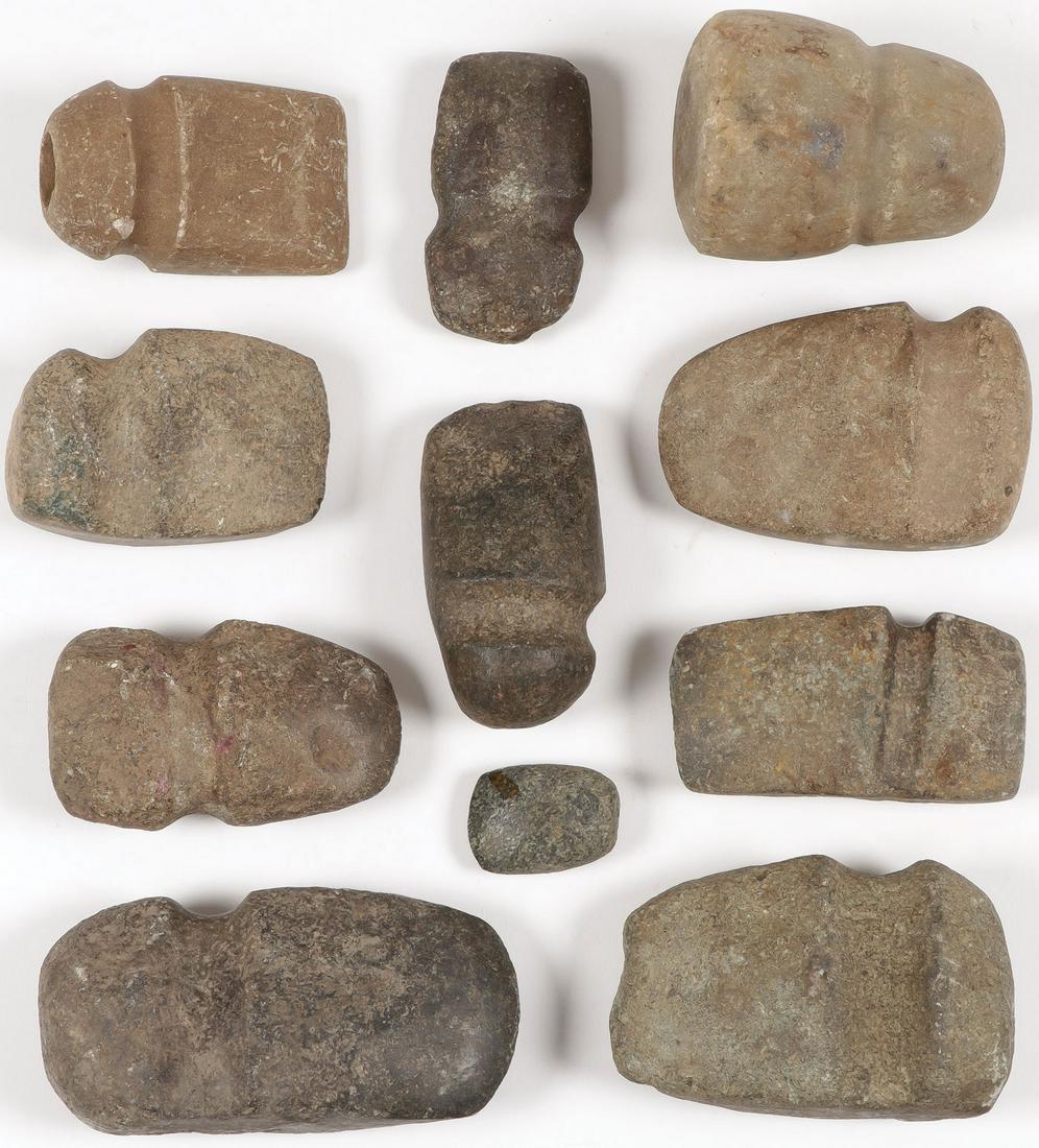 NATIVE AMERICAN STONE AXE HEADS (1 of 2)