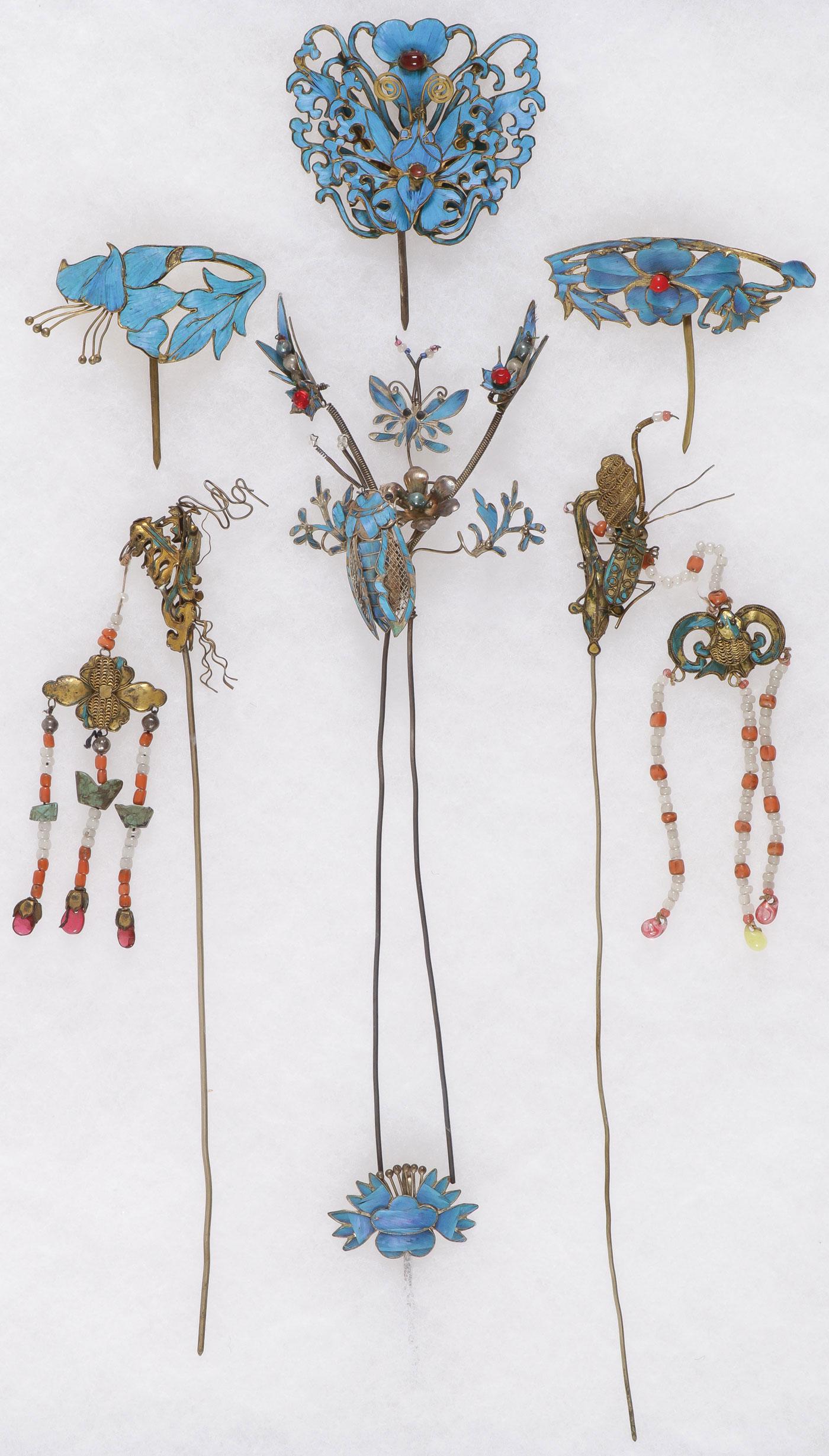CHINESE KINGFISHER HAIRPINS (1 of 1)