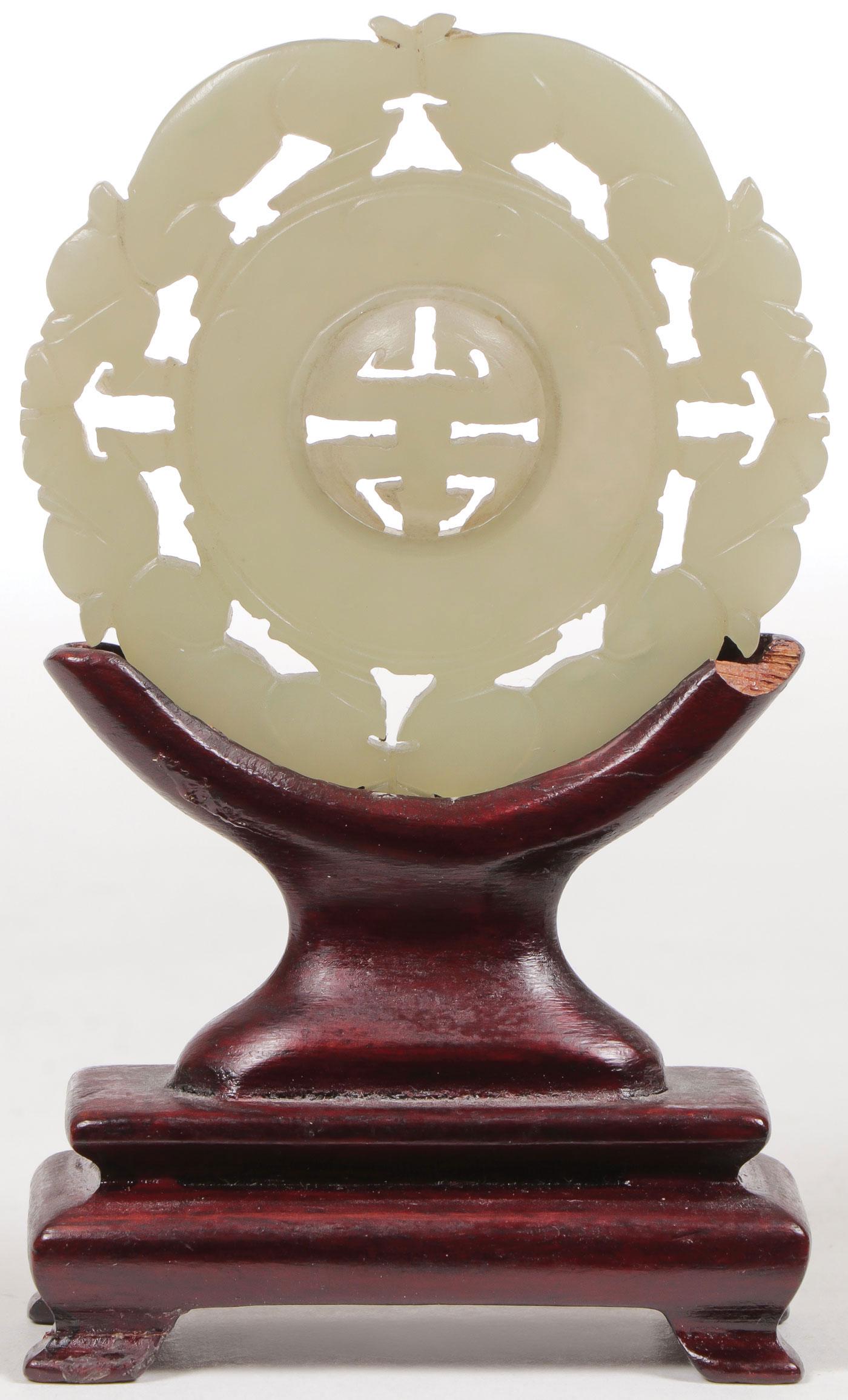 CHINESE JADE PRAYER WHEEL, QING (1 of 3)