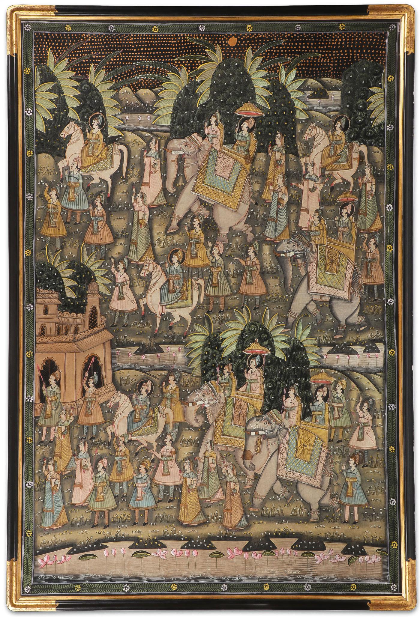 IMPRESSIVE MUGHAL STYLE PAINTING (1 of 1)