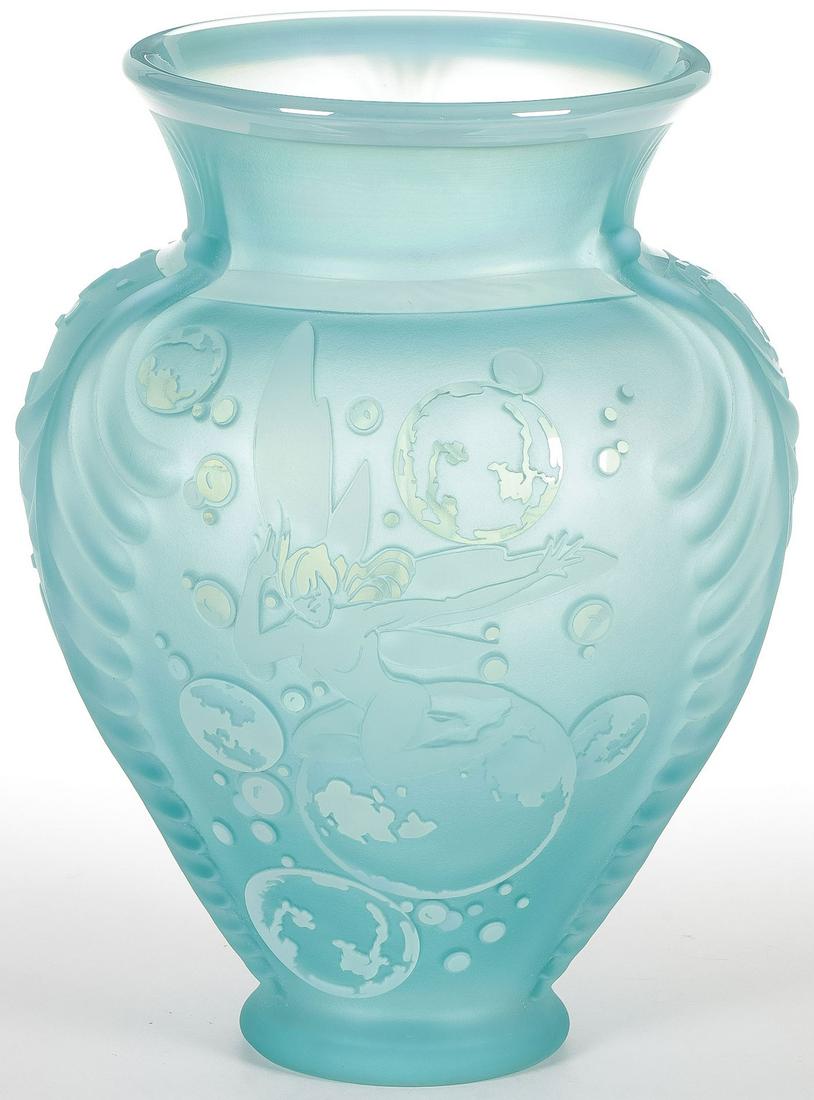 FENTON ART GLASS CAMEO BUBBLE MAGIC VASE (1 of 4)