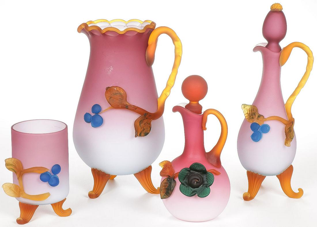 STEVENS & WILLIAMS STYLE ART GLASS GROUP (1 of 2)