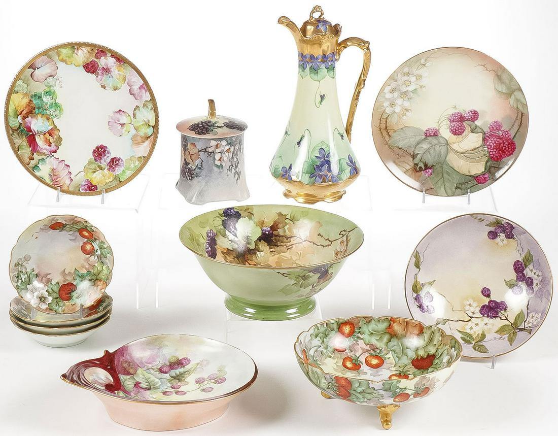 BEAUTIFUL HAND PAINTED PORCELAIN GROUP (1 of 1)
