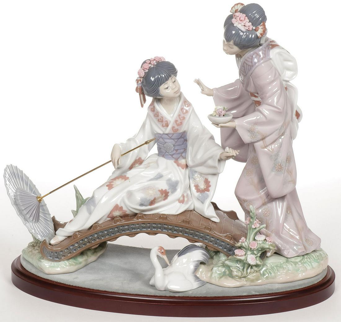 LLADRO PORCELAIN SPRINGTIME IN JAPAN FIGURINE (1 of 4)