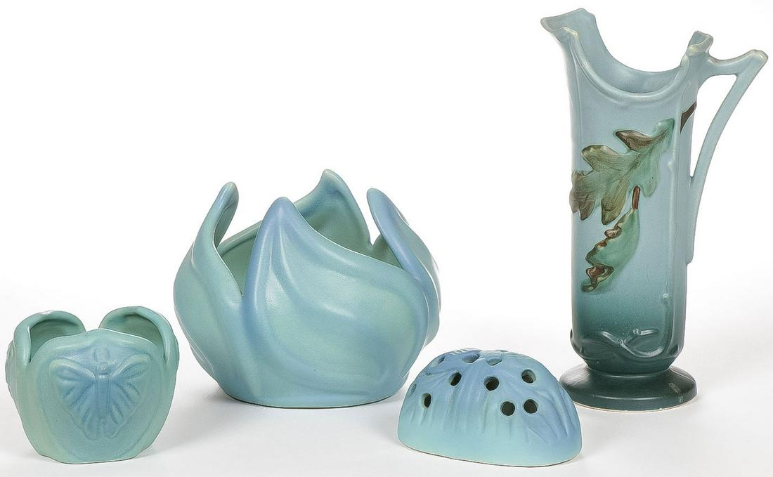 ART POTTERY GROUP INCL WELLER & VAN BRIGGLE (1 of 4)