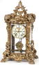 ORNATE ANSONIO BRASS MANTEL CLOCK