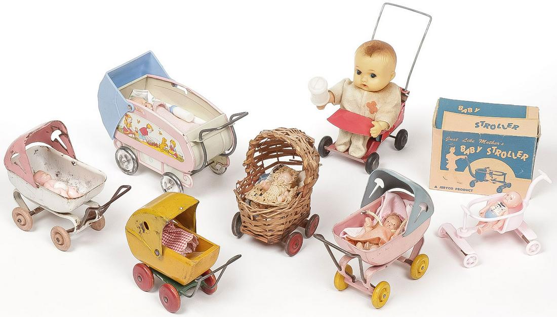 Vintage Doll Buggy Group Auction