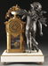 660: FRENCH LOUIS XVI STYLE FIGURAL CLOCK GARNITURE - 6