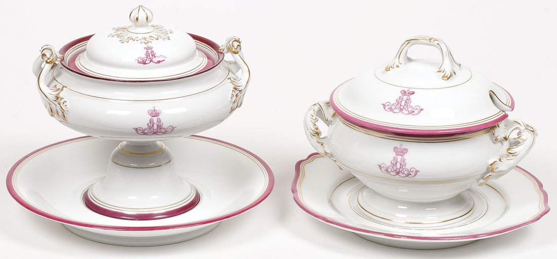 SCARCE IMPERIAL RUSSIAN PORCELAIN TUREENS (1 of 3)