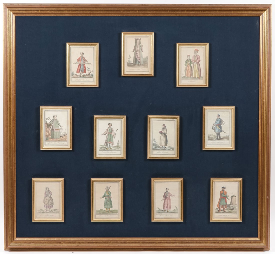 18TH CENTURY RUSSIAN COSTUME PRINTS (1 of 4)