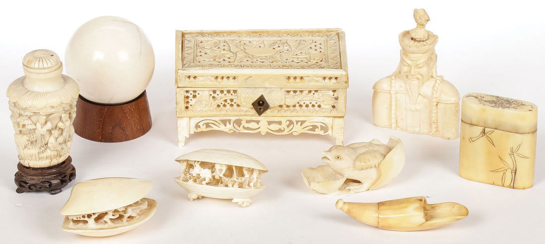 VINTAGE CARVED GROUP C 1850-1920 (1 of 1)