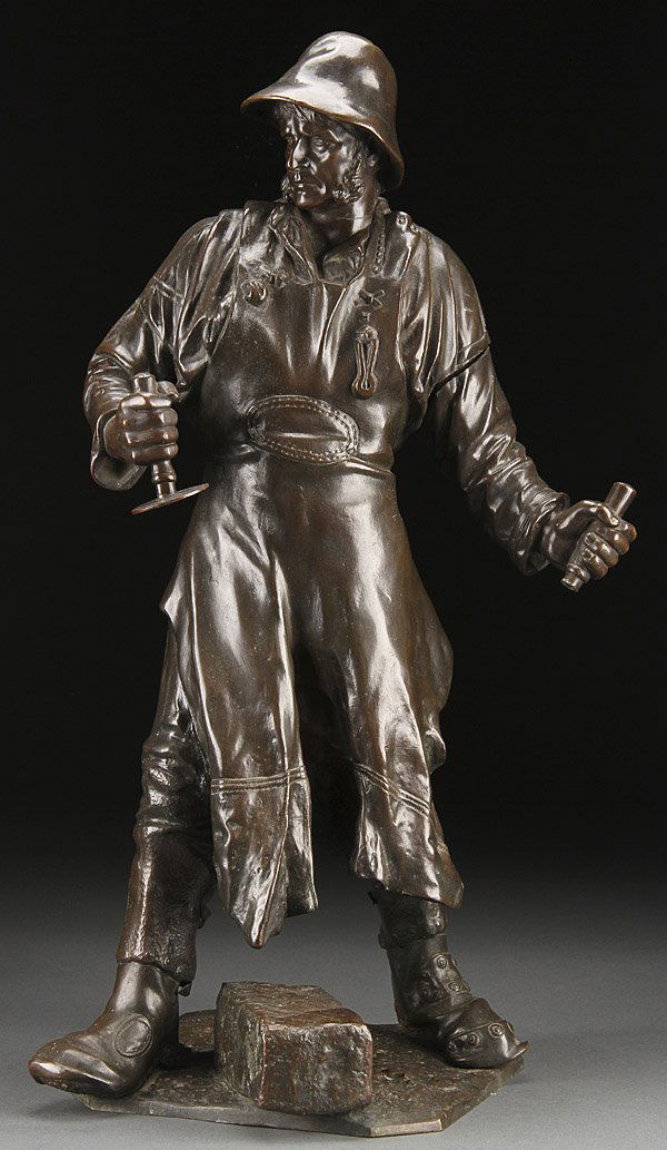 BRONZE OF A STEEL WORKER GERMAN 19TH CENTURY Sep 19, 2012 Jackson's