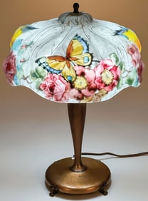 PAIRPOINT PUFFY BUTTERFLY TABLE LAMP