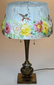 LARGE PAIRPOINT PUFFY HUMMINGBIRD LAMP