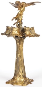LARCHE GILT BRONZE DRAGONFLY LAMP