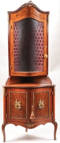 FRENCH ORMOLU CORNER CABINET