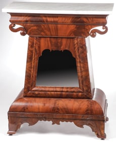 AMERICAN CLASSIC MAHOGANY MIXING TABLE, C.1830