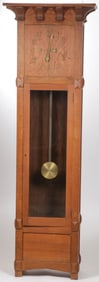 COLONIAL MFG. OAK ARTS & CRAFTS CLOCK