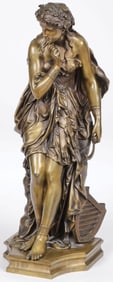 FRENCH CLASSICAL BRONZE, DUMAIGE, 19TH C