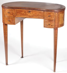 AN INLAID ITALIAN DRESSING STAND