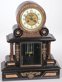FRENCH LOUIS BONAME ORMOLU MANTLE CLOCK
