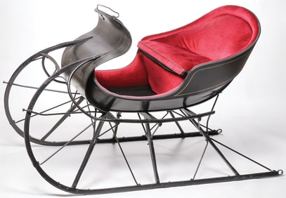 A LOVELY ALBANY CUTTER SLEIGH, 19th C