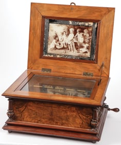 GERMAN SYMPHONIUM SCHUTZ MARKE DISC MUSIC BOX