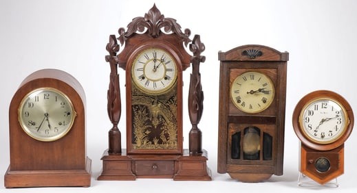 3 VINTAGE CLOCKS