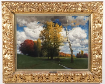 GREAT SIGNED SWISS PAINTING DATED 1905