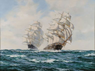GREAT HENRY SCOTT CLIPPER SHIP PAINTING