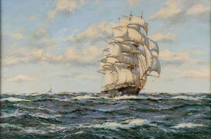 GREAT HENRY SCOTT CLIPPER SHIP PAINTING