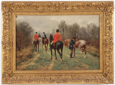 JEAN-RICHARD GOUBIE OIL ON CANVAS, 1881