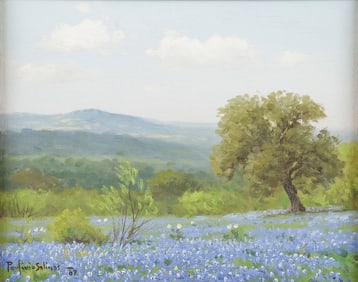 GREAT SALINAS TEXAS BLUEBONNET PAINTING