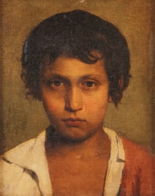 19TH C. SIGNED ITALIAN PAINTING E. MORELLI