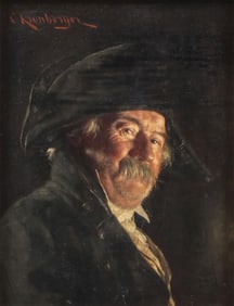 SIGNED AUSTRIAN PAINTING C 1890