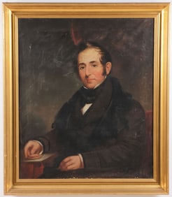 OIL PAINTING OF GENTLEMAN CIRCA 1840