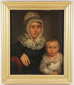 OIL ON WOOD PANEL PAINTING CIRCA 1830