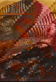 PAINTING OF ST. CECILIA, 1900