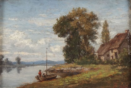 19TH CENTURY CONTINENTAL SCHOOL LANDSCAPE