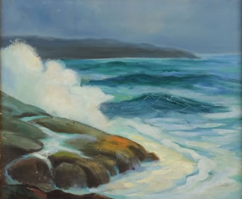 ORIGINAL CALIFORNIA SEASCAPE LAGUNA C 1925